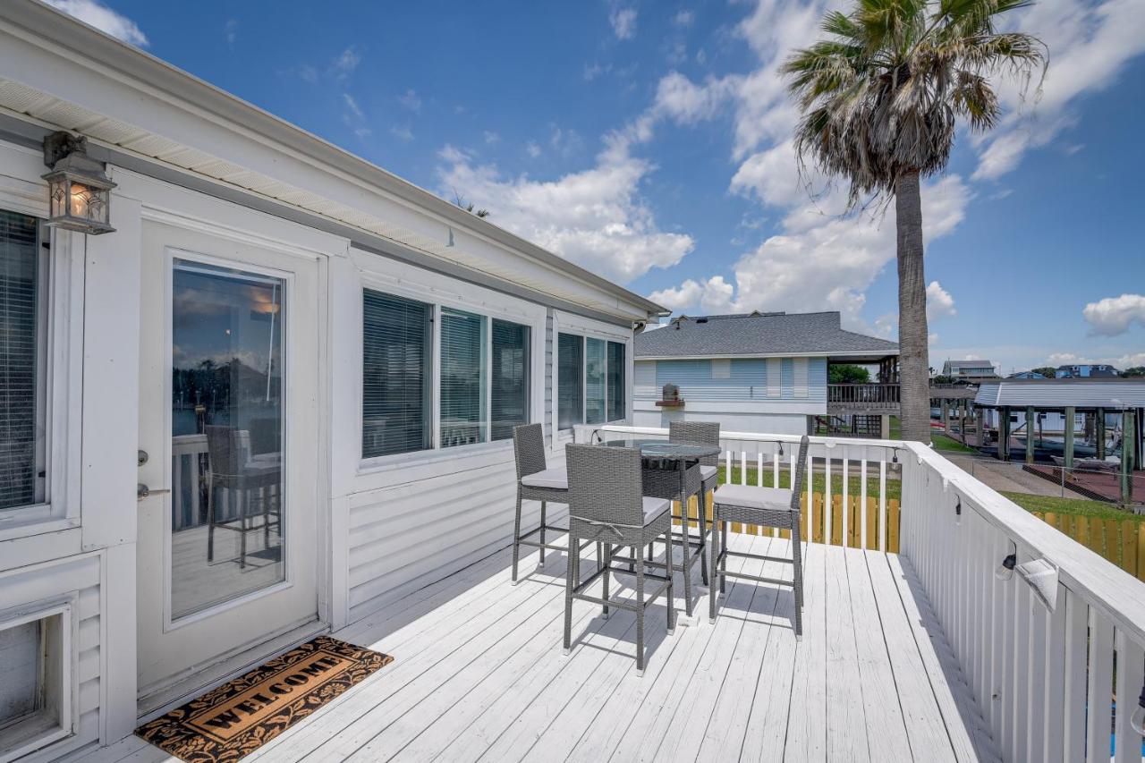 Waterfront Galveston Bay Retreat - 4 Mi To Beach! Dış mekan fotoğraf